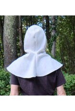Cloakmakers.com H545-Washable White Hooded Cowl