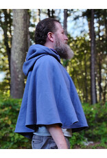 Cloakmakers.com 5844-Washable Purple Wool Cloak w/ Purple Bat Embroidery & Hood Lining