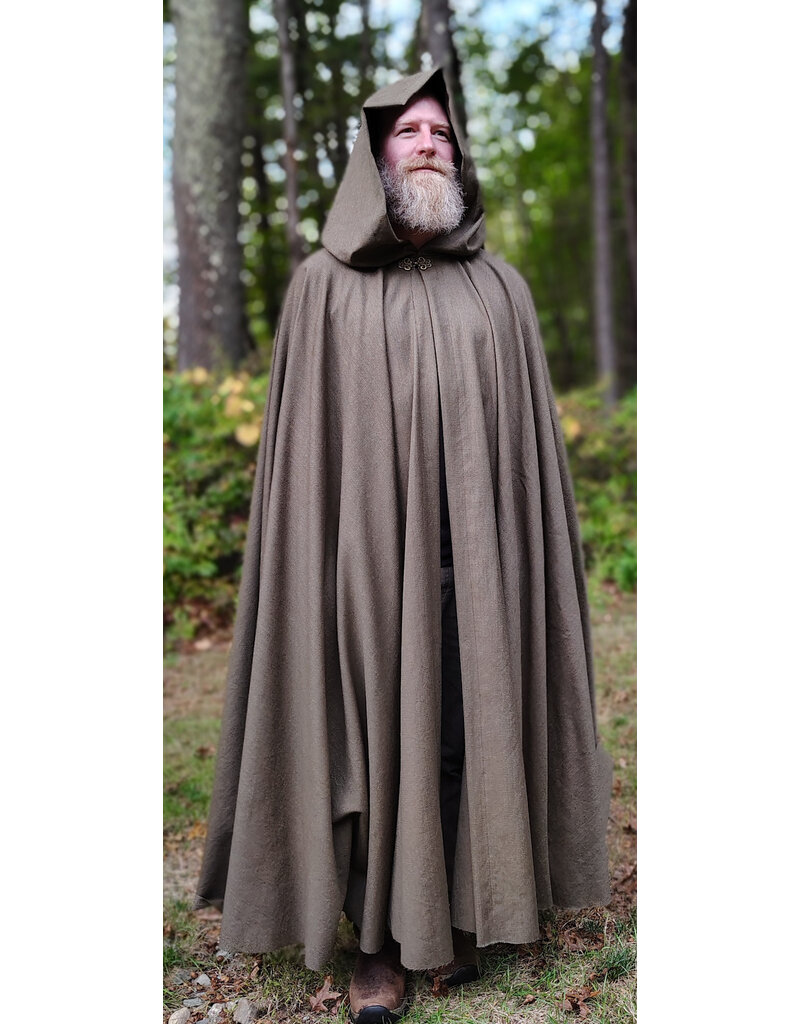 Cloakmakers.com 5846-Washable Wool Blend Ranger Cloak w/ Bronze Toned Clasp