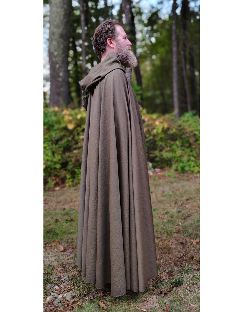 Cloakmakers.com 5846-Washable Wool Blend Ranger Cloak w/ Bronze Toned Clasp