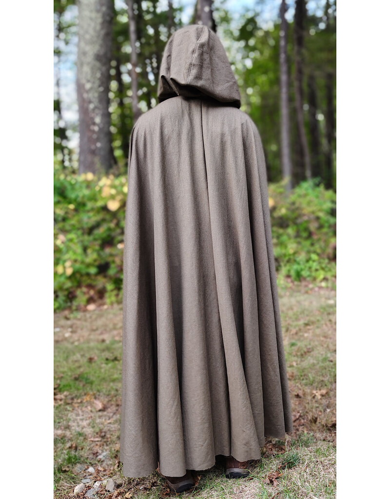 Cloakmakers.com 5846-Washable Wool Blend Ranger Cloak w/ Bronze Toned Clasp
