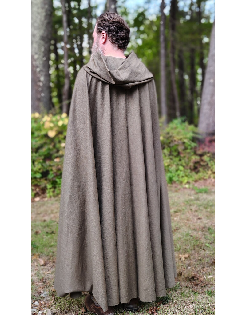 Cloakmakers.com 5846-Washable Wool Blend Ranger Cloak w/ Bronze Toned Clasp