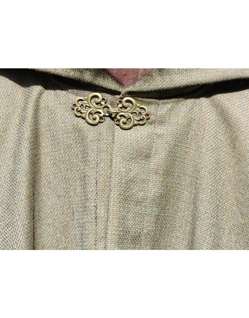 Cloakmakers.com 5846-Washable Wool Blend Ranger Cloak w/ Bronze Toned Clasp