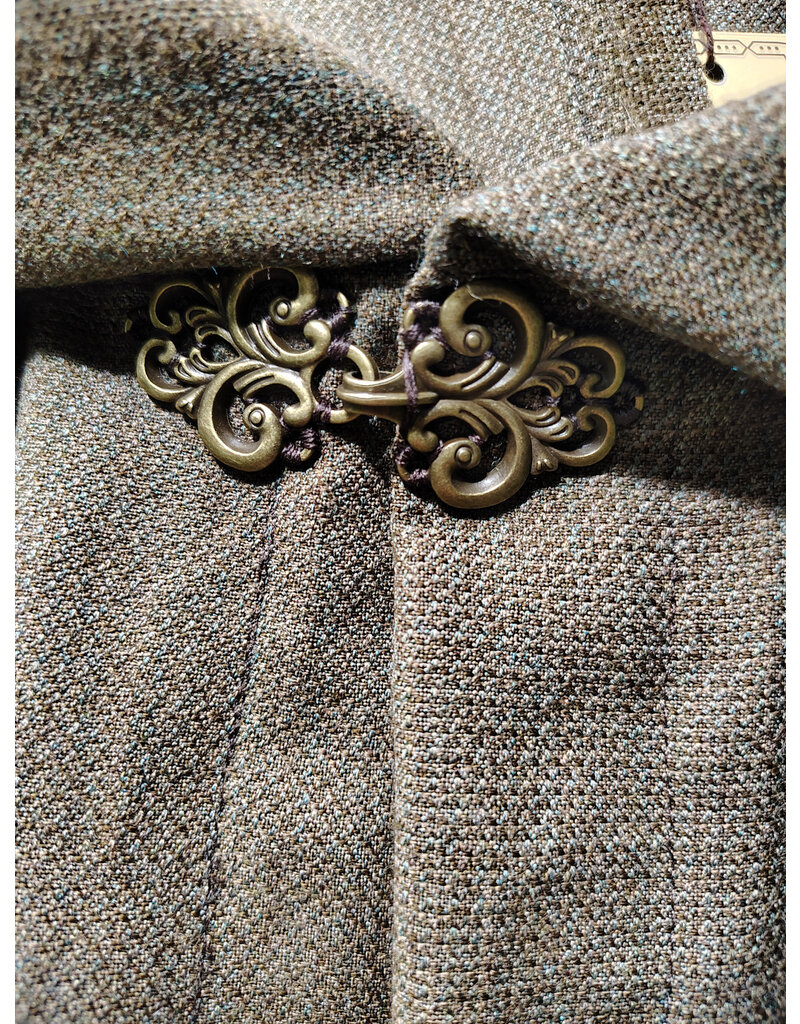 Cloakmakers.com 5846-Washable Wool Blend Ranger Cloak w/ Bronze Toned Clasp
