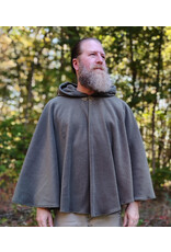 Cloakmakers.com 5861-Washable Sage Green Fleece Cloak w/ Bronze Toned Clasp