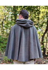 Cloakmakers.com 5861-Washable Sage Green Fleece Cloak w/ Bronze Toned Clasp