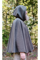 Cloakmakers.com 5861-Washable Sage Green Fleece Cloak w/ Bronze Toned Clasp