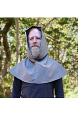 Cloakmakers.com H547-Washable Heathered Grey Hooded Cowl