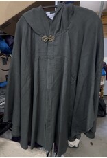 Cloakmakers.com 5768-Washable Short Dark Green Ranger Cloak w/ Bronze Toned Clasp