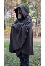 Cloakmakers.com 5690-Multitoned Washable Wool Blend Cloak w/ Olive Green Hood Lining