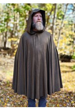 Cloakmakers.com 5690-Multitoned Washable Wool Blend Cloak w/ Olive Green Hood Lining