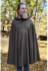 Cloakmakers.com 5690-Multitoned Washable Wool Blend Cloak w/ Olive Green Hood Lining