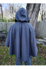 Cloakmakers.com 5881-Grey Fleece Water Resistant Cloak w/ Silver Tone Clasp