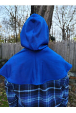 Cloakmakers.com H549-Washable Rain Resistant Blue Hooded Cowl