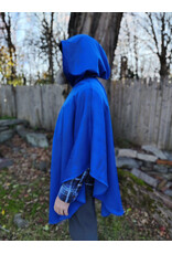 Cloakmakers.com 5882-Washable Blue Fleece Cloak w/ Rain Resistance