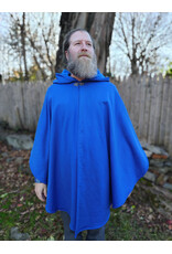 Cloakmakers.com 5882-Washable Blue Fleece Cloak w/ Rain Resistance