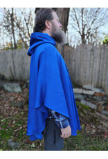 Cloakmakers.com 5882-Washable Blue Fleece Cloak w/ Rain Resistance