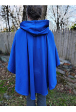 Cloakmakers.com 5882-Washable Blue Fleece Cloak w/ Rain Resistance