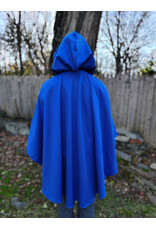 Cloakmakers.com 5882-Washable Blue Fleece Cloak w/ Rain Resistance