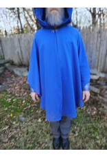Cloakmakers.com 5882-Washable Blue Fleece Cloak w/ Rain Resistance