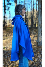 Cloakmakers.com 5884-Washable Blue Fleece Cloak w/ Rain Resistance