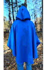 Cloakmakers.com 5884-Washable Blue Fleece Cloak w/ Rain Resistance