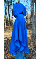 Cloakmakers.com 5884-Washable Blue Fleece Cloak w/ Rain Resistance