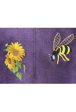 Cloakmakers.com 5526-Charcoal Grey Wool Cloak w/ Purple Mantle and Pockets