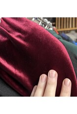 Cloakmakers.com 5894-Washable Black Wool Cloak w/ Crimson Velvet Hood Lining & Triple Medallion Clasp