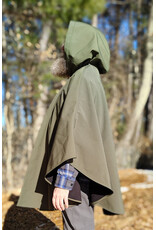 Cloakmakers.com 5915-Washable Sage Green Raincloak w/ Antique Bronze Tone Clasp