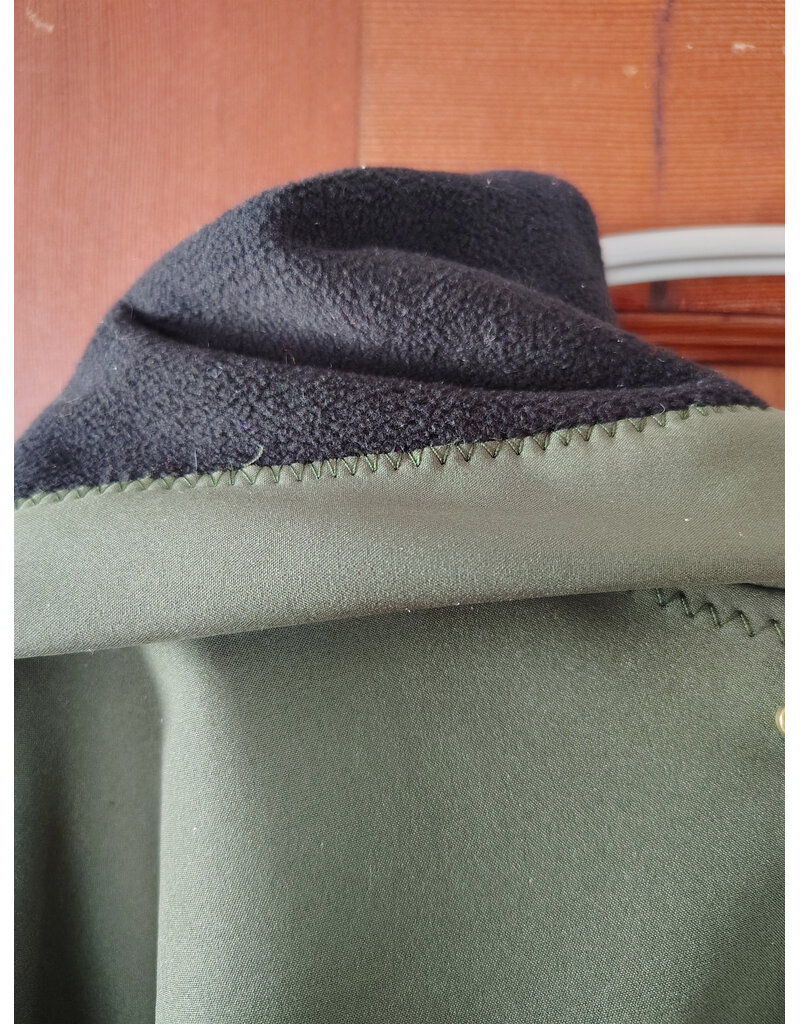 Cloakmakers.com 5915-Washable Sage Green Raincloak w/ Antique Bronze Tone Clasp