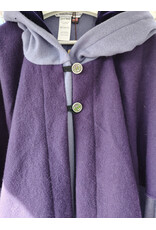 Cloakmakers.com 5926-Washable Purple & Lavender Mantle Cloak w/ Purple Velvet Hood Lining & Dual Button & Loop Clasp