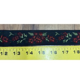 Red Floral Trim