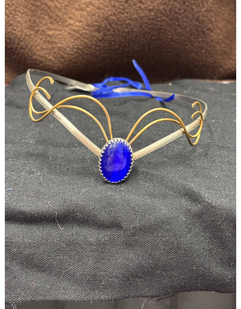 Cloakmakers.com Aurora Circlet - Blue Stone w/tendrils