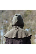 Cloakmakers.com H557-Washable Sage Green Fleece Hooded Cowl