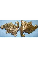 Cloakmakers.com Acanthus Cloak Clasp - Raw Bronze