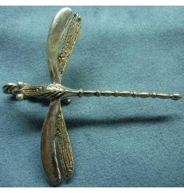 Cloak and Dagger Creations Dragonfly Single Cloak Clasp - Sterling Silver