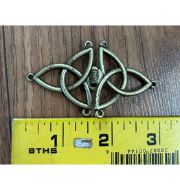 Cloakmakers.com Trinity Triquerta Medium Clasp - Bronze Plated