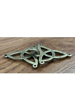 Cloakmakers.com Trinity Triquerta Medium Clasp - Bronze Plated