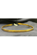Cloakmakers.com Beveled Edge Band Circlet Raw Brass, Unisex