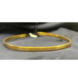 Cloakmakers.com Beveled Edge Band Circlet Raw Brass, Unisex