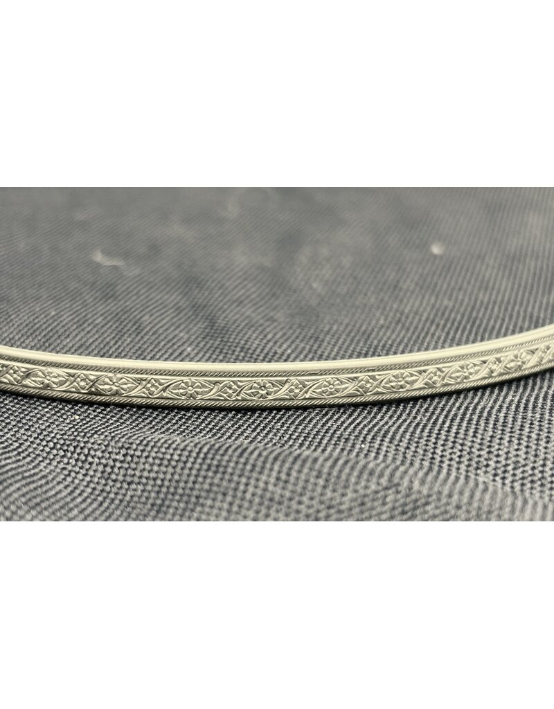 Cloakmakers.com Tiny Floral Vine Circlet - Nickle Silver
