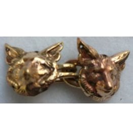 Cloakmakers.com Fox Hook & Eye - Jewelers Brass