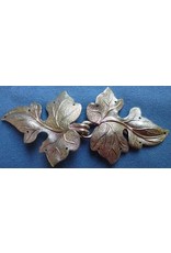 Cloakmakers.com Ivy, Curly Cloak Clasp - Raw Bronze