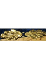 Cloakmakers.com Oak - Simple Cloak Clasp - Jewelers Brass