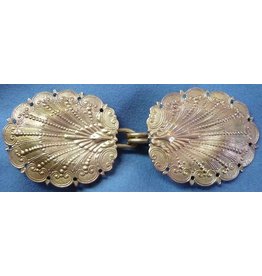 Cloakmakers.com Peacock Shell - Jewlers Bronze
