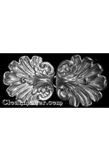 Cloakmakers.com Venus Oyster Classic Cloak Clasp - Silver Tone Plated