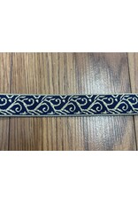 Cloakmakers.com Formal Vine Trim, Gold on Blue