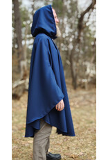 Cloakmakers.com 5979-Washable Medium Length Lightweight Faux Woven Wool Cloak w/ Silver Tone Clasp