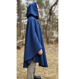 Cloakmakers.com 5979-Washable Medium Length Lightweight Faux Woven Wool Cloak w/ Silver Tone Clasp